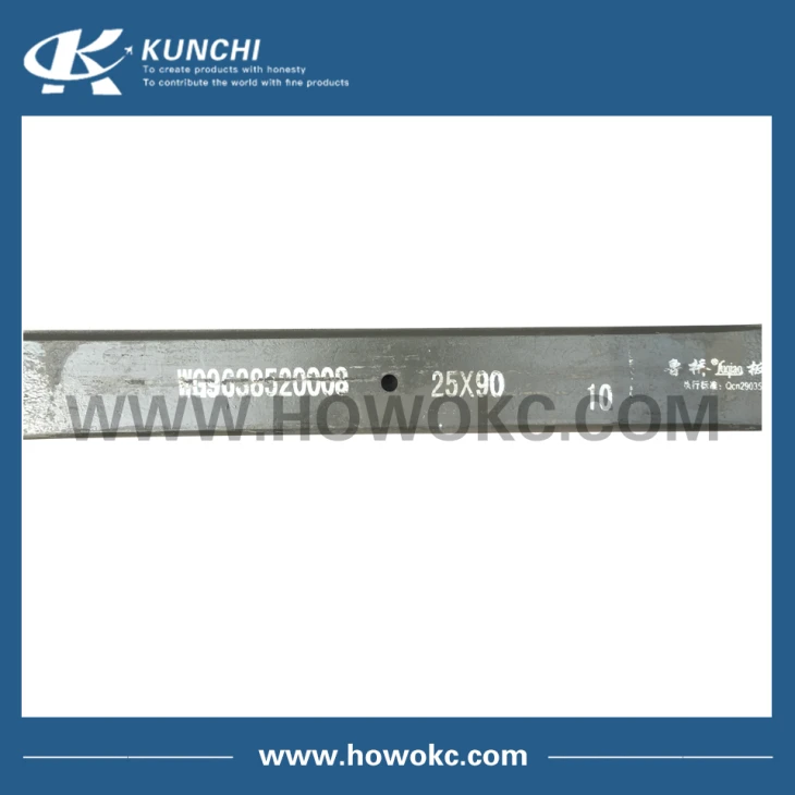 Sinotruk WG9638520008 010 Rear Leaf Spring 10th Piece 25*90*73