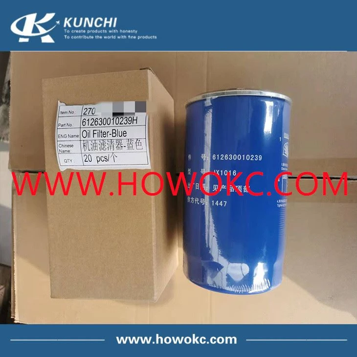 Sinotruk WEICHAI 612630010239H Oil Filter 612630010239